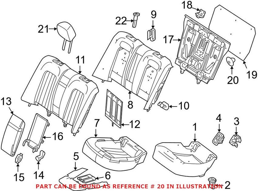 Mercedes Multi Purpose Clip 00099746869000